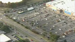 Large police presence seen at northern Dallas Walmart