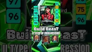 New 107 Frank Rijkaard max level training guide #pes #efootball #shorts #shortsviral