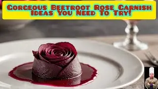 Gorgeous Beetroot Rose Garnish Ideas You Need To Try! #viralvideo #trending #youtube #carving #art