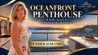 Así se ve invertir bien frente al mar | Penthouse de lujo en Huatulco