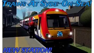 Trains At Syde-On-Sea In British Railway!