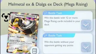 Pok&eacute;mon TCG Pocket - Melmetal ex & Dialga ex Deck (Mega Rising) | Mega Rising Mission