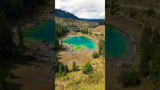 Lago di Carezza &ndash; Dolomites🏔️🇮🇹 #LagoDiCarezza #Dolomites#shorts #shortsvideo