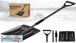 New Emergency Snow Shovel Detachable Aluminum Handle Adjustable Lightweight eBay