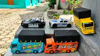Mainan Ekskavator, Police Car, Truk Molen, Trck, Bus Telolet, Ambulance, Mobil Polisi, Truk Oleng.