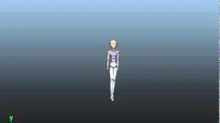Female Dancer Walk Cycle