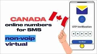 How to get Canada number  for otp verification | Canada sms numbers