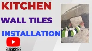 Kitchen Wall Tiles Installation|#kitchen #kitchenwalltiles #install #tiles #wall #interiordesign #yt