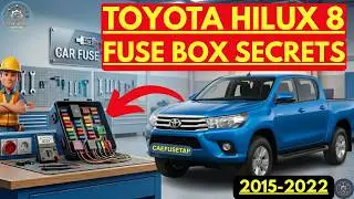 (Car fuse tap) Toyota Hilux 8G (Fortuner) – fuses and relays 2015/2022