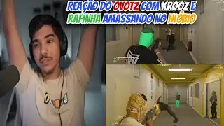 REAÇÃO DO OVOTZ COM KROOZ E RAFINHA AMASSANDO NO NIOBIO!