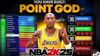 BEST *2-WAY POINT GUARD* BUILD NBA2K25!! 99 THREE, 94 STEAL, 92 PERIMETER