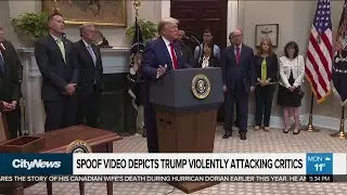 Video spoofs Trump attacking critics and political rivals