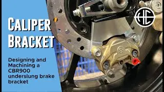 Designing and machining a CBR900 underslung brake