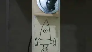 How to draw Rocket #art #shorts