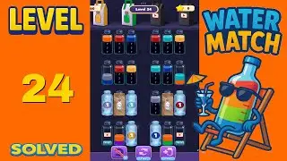 Water Match &ndash; Level 24 | Fast & Clean ASMR Solution