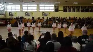 Deer Park Robert Frost Falconettes Kickline 1st Place LIKA Championships 2015
