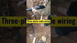 Three phase cable wiring
