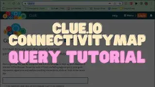 ConnectivityMap Query tutorial | clue.io | LINCS | CMap L1000 Assay | Differential Gene Expression