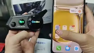 Q18 Music Sharing Motorcycle Helmet Headphones Intercoms Bt Full/Half Helmet Motorcycle Intercom