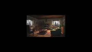 Fireplace Blizzard ASMR - Snow Storm Sound With Fireplace Burning For Deep Sleeping