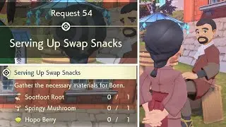 Request 54 | Serving Up Swap Snacks | Sootfoot Root | Bonn | Candy | Pokemon Legends: Arceus | PLA