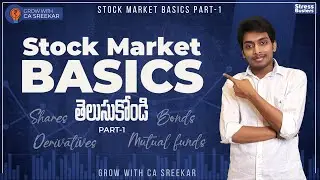 Stock Market Basics Part -1 | Financial Instruments | Telugu | Grow with CA Sreekar