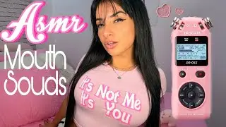 ASMR Mouth Sounds com Gloss ✨💋 | Sons de Boca Relaxantes (Tascam)