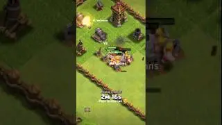 poor barbarians vs all defences 🥺 #coc #clashofclans #kingsclan  #cocmemes