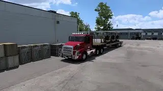 American Truck Simulator TruckersMP Electric Mini Excavator JCB 19C-E To Rolla(MissouriDLC)(NoAudio)