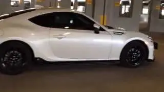 SWP BRZ STi lip kit installed