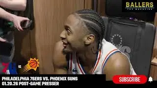 Tyrese Maxey: Philadelphia 76ers Postgame Presser | vs. Phoenix Suns | NBA | 01.20.26