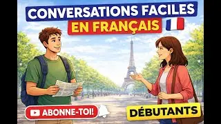 Conversations faciles en français - A1, A2, B1 - Débutants - Learn french - Vocabulaire facile