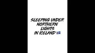 First time seeing northern lights. Watch until end to see the best natural cold plunge 🥶 #Iceland