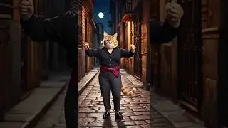 Mr Biggles Try to Dance Tango!! #ai #aiart #tango #cat #dance #tabby #dancing #catdance #cool