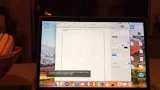 Accessibility demo on the Pages app using voice over on my MacBook Pro
