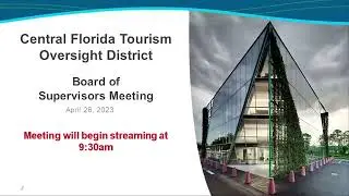 April 26, 2023 CFTOD Board Meeting Livestream