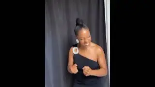 Julie Adenuga vibing to Wizkid & Skepta track 