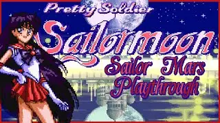 Sailor Moon (Super Famicom) - Sailor Mars (Norm) Playthrough - English Rom Hack - No Commentary