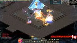 Conquer Online- Dual Skill Team Pk Vs 380+ antibreak Ninja