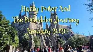 Harry Potter And The Forbidden Journey POV Ride Through And Queue January 2026