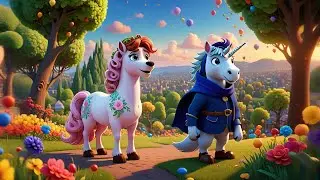 Three Sparkly Unicorns Make a Wish | Magical Unicorn Song for Kids | Nursery Rhymes and Baby Songs
