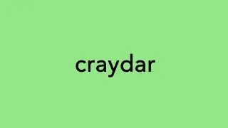 craydar