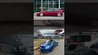 Acura RSX vs Honda Civic Eg #racing #acurarsx #dc5 #honda #trending #acura #civiceg