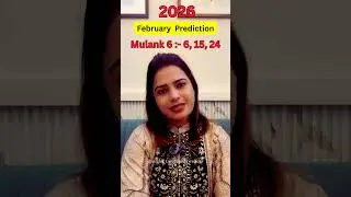 Mulank 6 Walo Ke Liye February Kaisa Rahega? ❤️ Career & Love Prediction #astrology #nishasaini