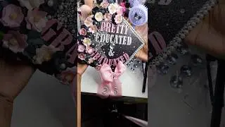 I cheated my way through college! Now decorate my graduation cap with me #graduation #classof2025