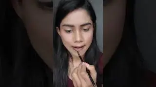 I Used L'Oreal Paris Eyebrow Kit As Lip Liner And You Can See The Results| viral lip hack💄#shorts