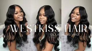 2023 NEW Option 👉Glueless Wear And Go Wig FOR BEGINNERS!| NO PLUCKING, NO BLEACHING| West Kiss Hair