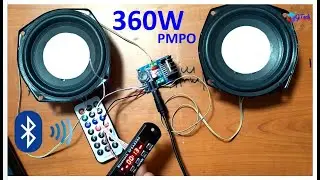 360W PMPO Powered audio amplifier with Bluetooth | FM | SD | USB player for $5