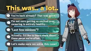 Officer Edler's Time-Gated Dialogue - Tracing Vanishing Trails | Genshin Impact