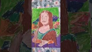 Mona Lisa cartoonistic drawing by me | #monalisa#art#op#artist#legendop